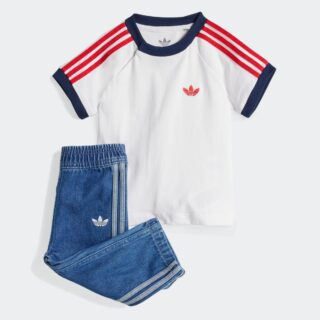 adidas Originals Trainingsanzug "DENIM TEE SET", (2 tlg.)