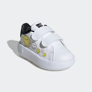 adidas Sportswear Klettschuh "ADIDAS SMILEY ADVANTAGE KIDS", Design auf den Spuren des adidas Stan Smith, für Kinder