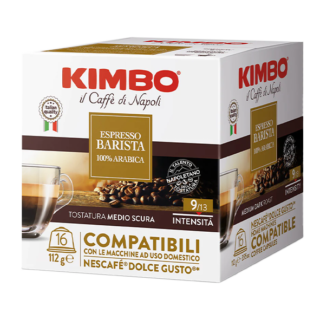 B-Ware Kimbo Espresso Barista 100% Arabica, 16 Kapseln, 0.112 von FROG.coffee