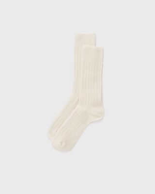 Bjarki Cashmere Wool Blend Rib Sock