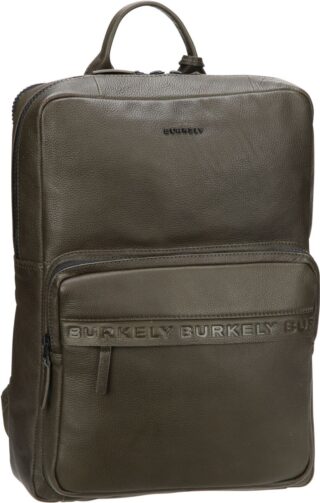 Burkely Minimal Mason 1000803 in Oliv (20.2 Liter), Laptoprucksack