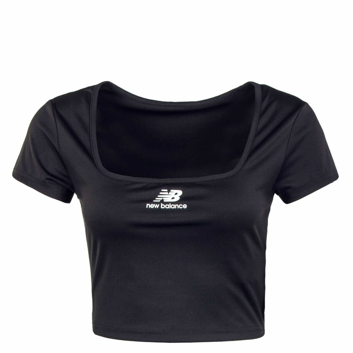 Damen Crop Shirt - Athlethic Amp - Black,L,Schwarz