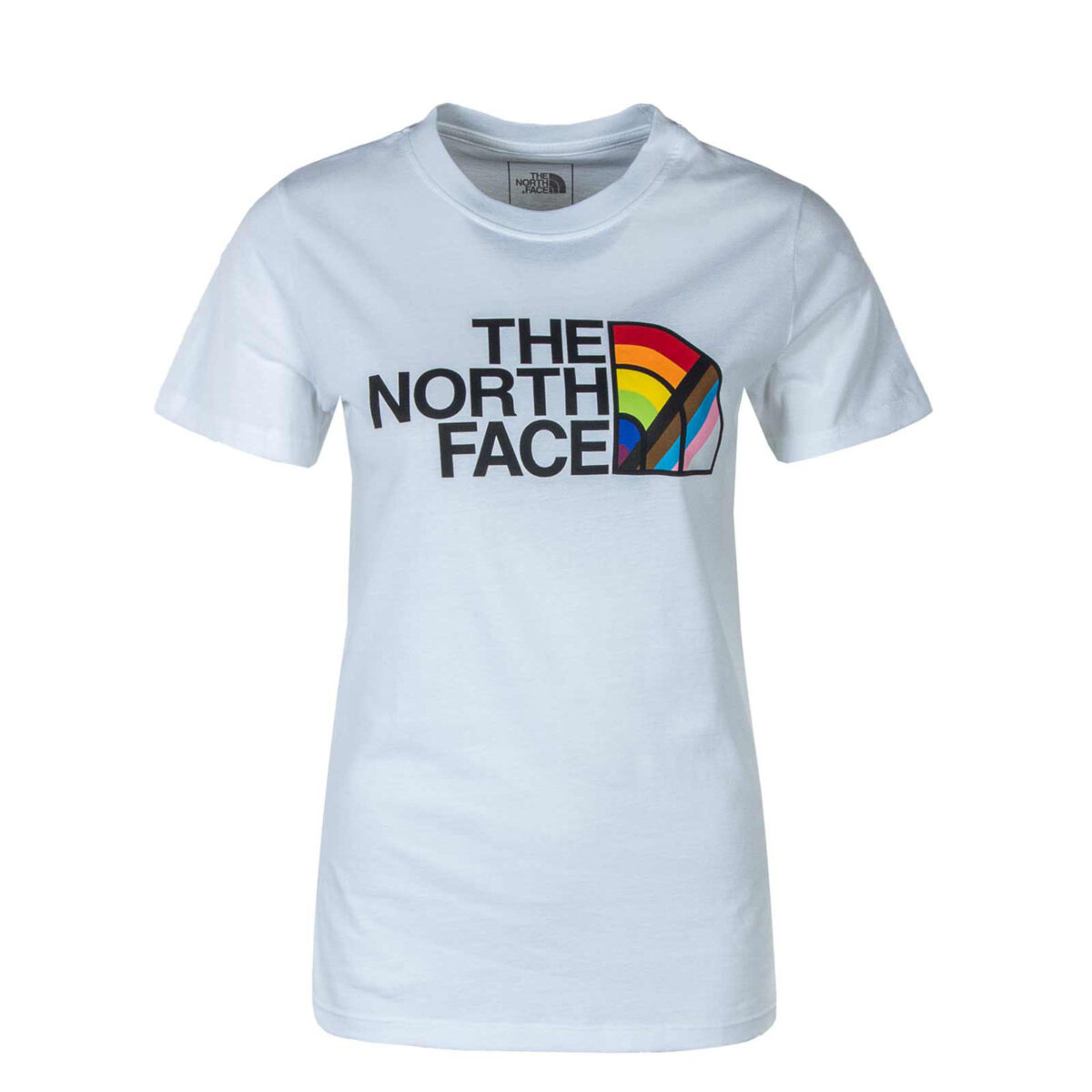 Damen T-Shirt - Pride TNF - White,XS,Weiß