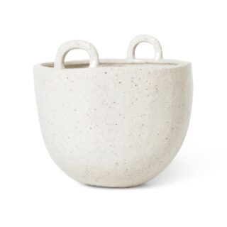 Ferm Living Speckle Blumentopf Ø18.5 cm Off-white