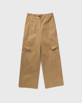 Herringbone Canvas Mid Waist Pants