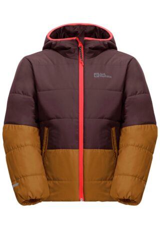 Jack Wolfskin Outdoorjacke "TWO HILLS INS JACKET K", mit Kapuze