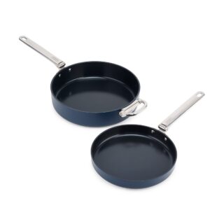 Joseph Joseph Space non-stick Bratpfannenset 2-teilig Blau