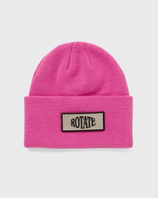 Knitted Beanie W. Patch