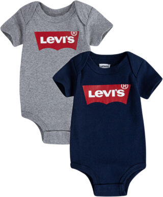 Levis Kids Kurzarmbody "BATWING 2PK BODYSUIT", (2 tlg.), UNISEX