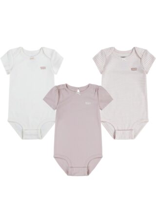 Levis Kids Neugeborenen-Geschenkset "LVG 3PK BOW BODYSUIT SET", for Baby-Girls