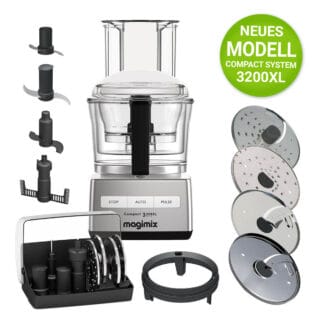 Magimix Küchenmaschine CS 3200 XL Chrom Matt
