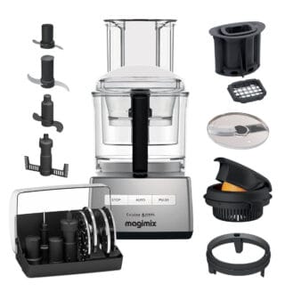 Magimix Küchenmaschine CS 5200XL Chrom Matt inkl. Würfel-Set