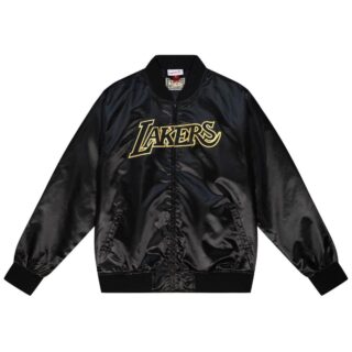 M&N Big Face 4.0 Satin Jacke - NBA Los Angeles Lakers