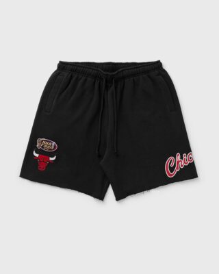 NBA POSTGAME FLEECE SHORTS VINTAGE LOGO CHICAGO BULLS