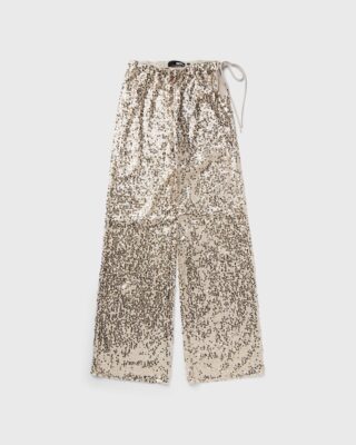 NET SEQUINS PANTS