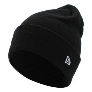 New Era Strick Wintermütze Cuff Beanie schwarz