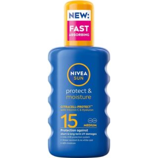 NIVEA SUN Protect & Moisture Sun Spray SPF15 200 ml