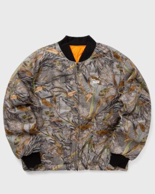 Patta Nature Print Reversible Canvas Bomber Jacket