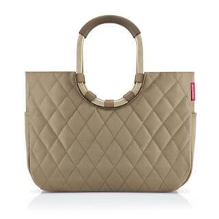 Reisenthel loopshopper L frame rhombus olive