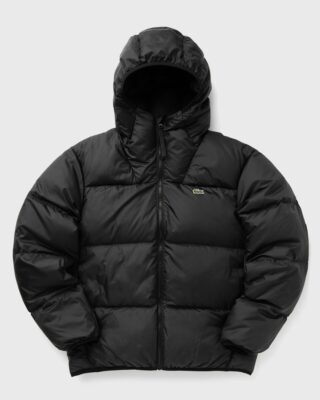 Short Water Repellent Hooded Puffed Jacket