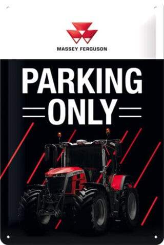 Blechschild Massey Ferguson Parking Only