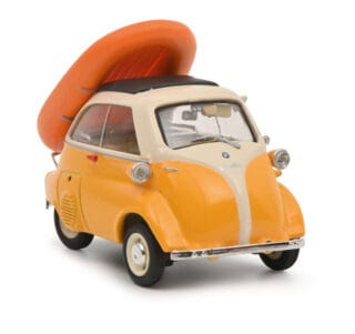 BMW Isetta mit Schlauchboot Modell von Schuco 1:43