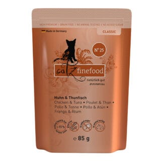 catz finefood 8 x 85 g - Huhn & Thunfisch