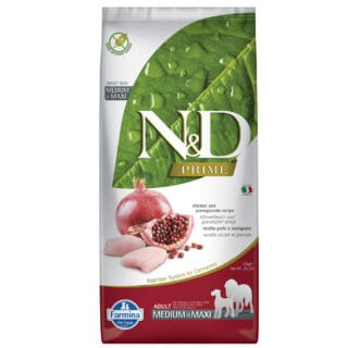 Farmina N&D getreidefrei Adult Medium mit Huhn & Granatapfel - 12 kg