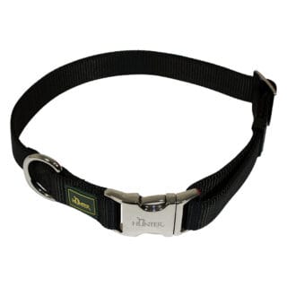 HUNTER Halsband Vario-Basic Alu-Strong, schwarz - Größe XL: 45 - 65 cm Halsumfang