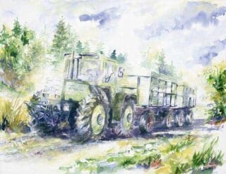 Kunstdruck MB trac "Knicknase"
