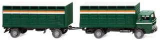 MB Viehtransport-Hängerzug Modell von WIKING 1:87