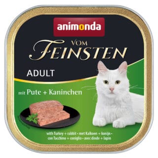 Megapack animonda vom Feinsten Adult 32 x 100 g - Pute & Kaninchen