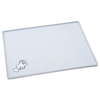 Simon's Cat Napfunterlage, grau - L 40 x B 30 cm