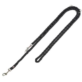 Trixie Cavo Verlängerungsleine, schwarz - Größe L-XL: 200 cm lang, ⌀ 18 mm