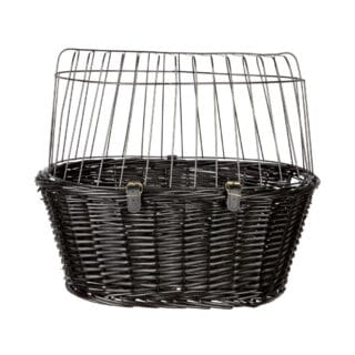Trixie Fahrradkorb schwarz - L 50 x B 35 x H 41 cm