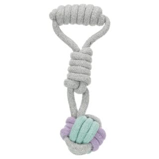 Trixie Junior Knoten-Ball am Tau - ca. 23 cm lang, ⌀ 6 cm
