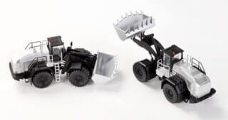 Volvo L350H Radlader Modell von WIKING 1:87