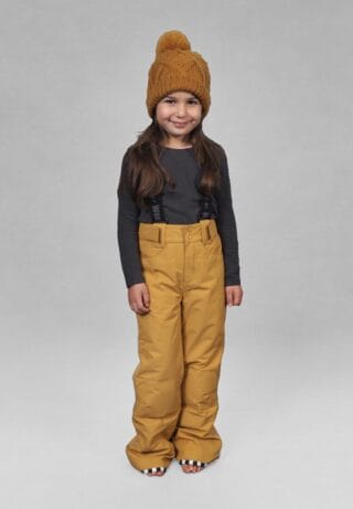 WeeDo Schneehose "LIODO Löwe", Schneefang mit Haken für Snowboardschuhe, Hosenbein zum Hochknöpfen