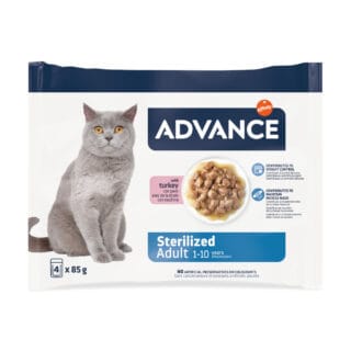 Advance Feline Sterilized Truthahn - 52 x 85 g