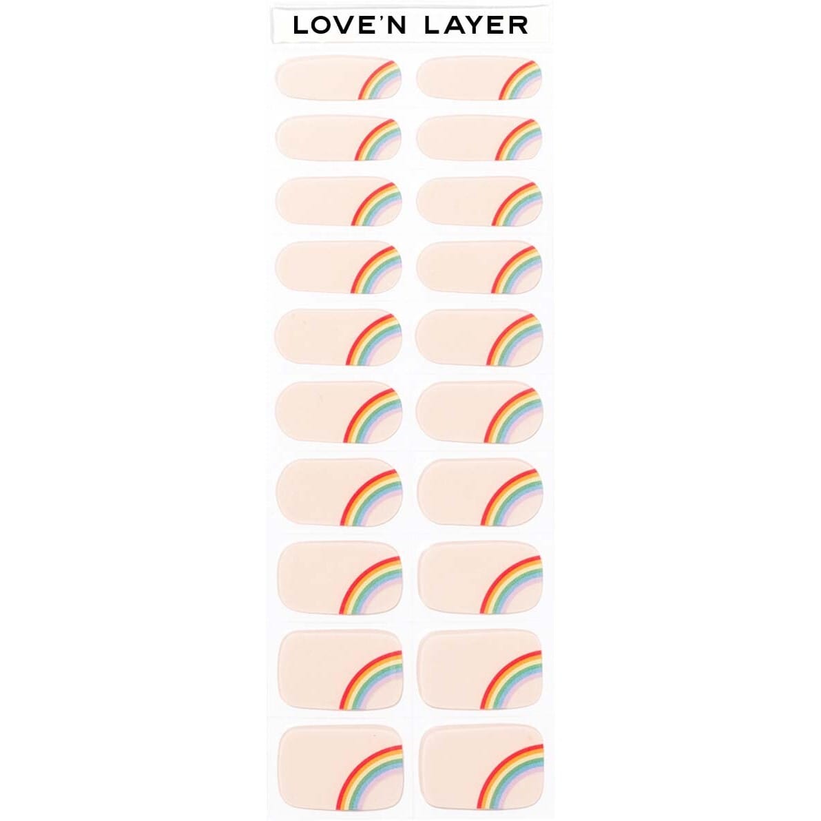 Love'n Layer Proud Rainbow Semi Transparent Multi Color