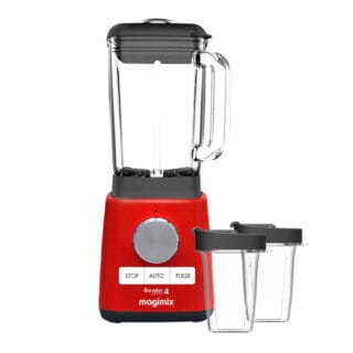 Magimix Power Blender Standmixer Rot + Juice Cups 400 ml
