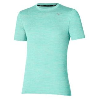 Mizuno Impulse Core SS Tee Gr. XXL Blau Herren - Bequeme Lauf-T-Shirt für optimalen Komfort beim Training