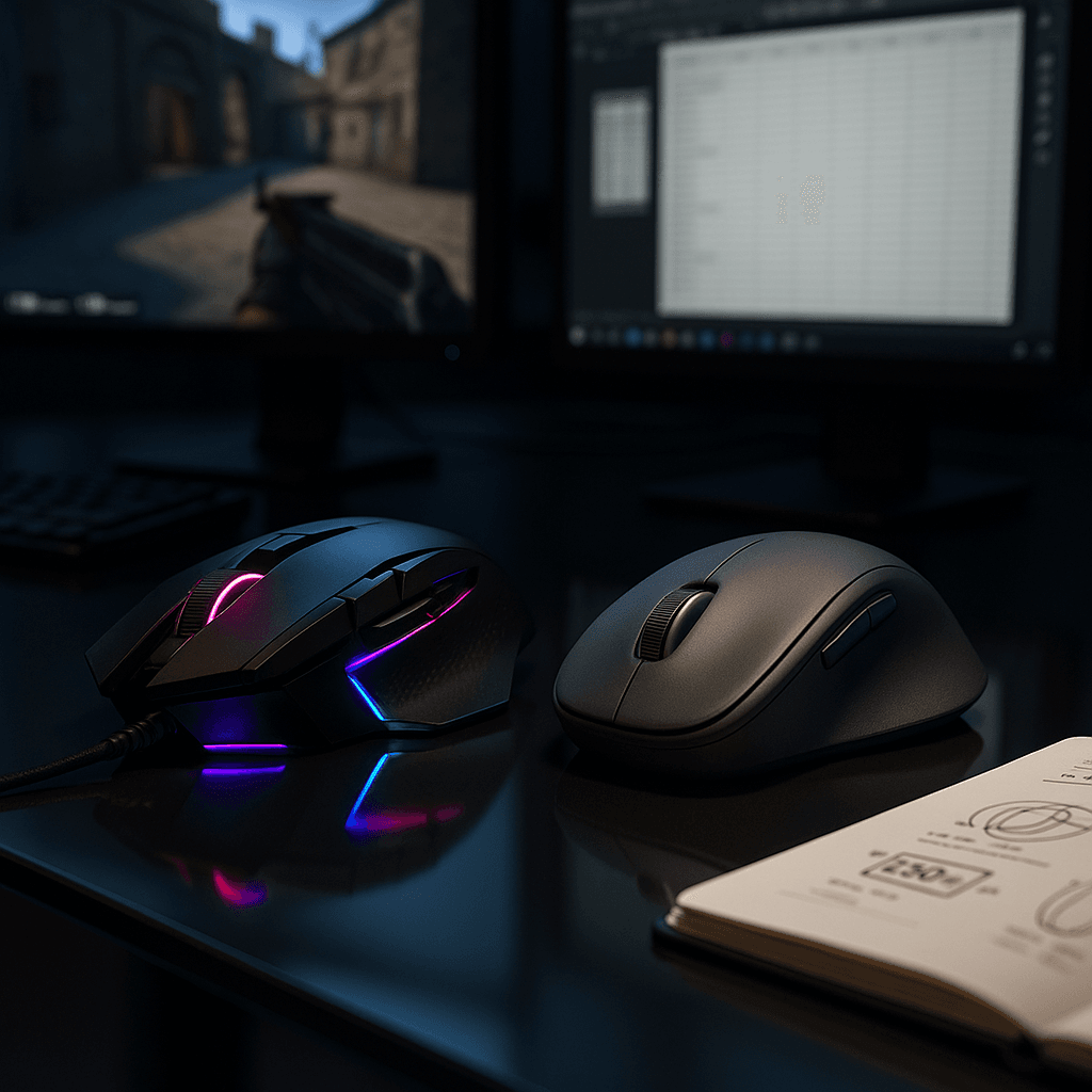 artikel technik gaming maus vs normale computermaus