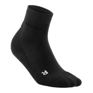 CEP Classic All Black Mid Cut Socken Damen Gr. IV (40-43) - Schwarz
