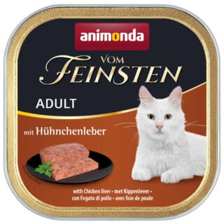 Megapack animonda vom Feinsten Adult 32 x 100 g - Hühnchenleber