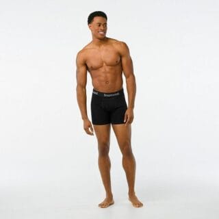 Smartwool Merino Boxer Briefs S – Bequeme Laufunterwäsche für aktive Sportler in Schwarz