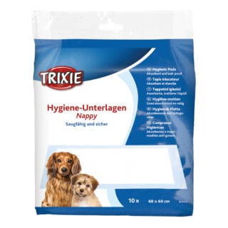 Trixie Welpen-Unterlagen - Nappy-Stubenrein - L 60 x B 60 cm, 10 Stück
