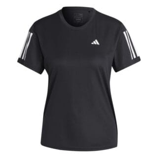 adidas Own The Run Damen T-Shirt Kurzarm - Größe XS - Schwarz