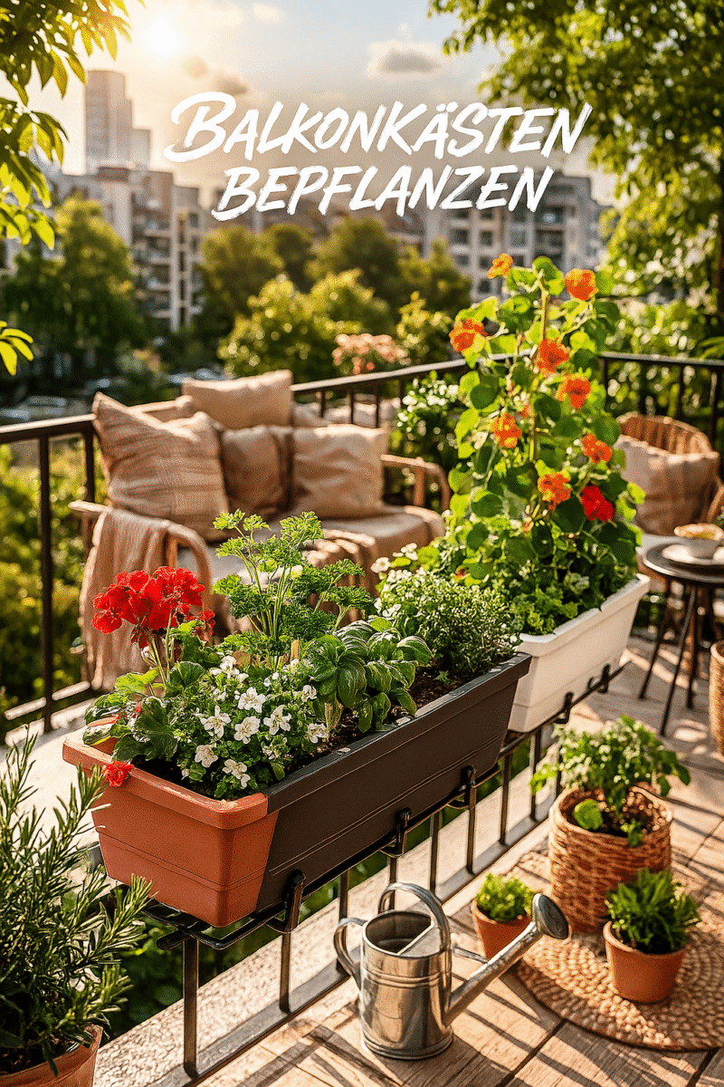 artikel garten balkonkästen mit den richtigen blumen bepflanzen
