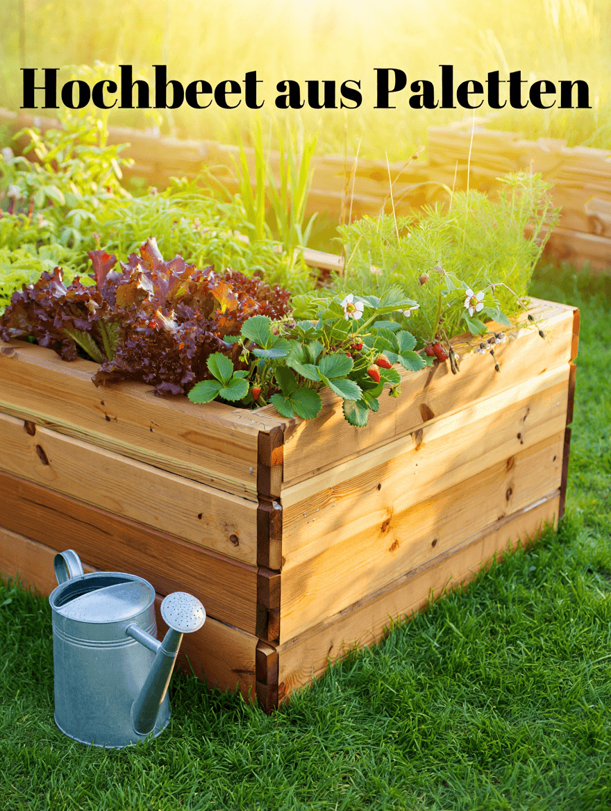 artikel garten hochbeet aus paletten